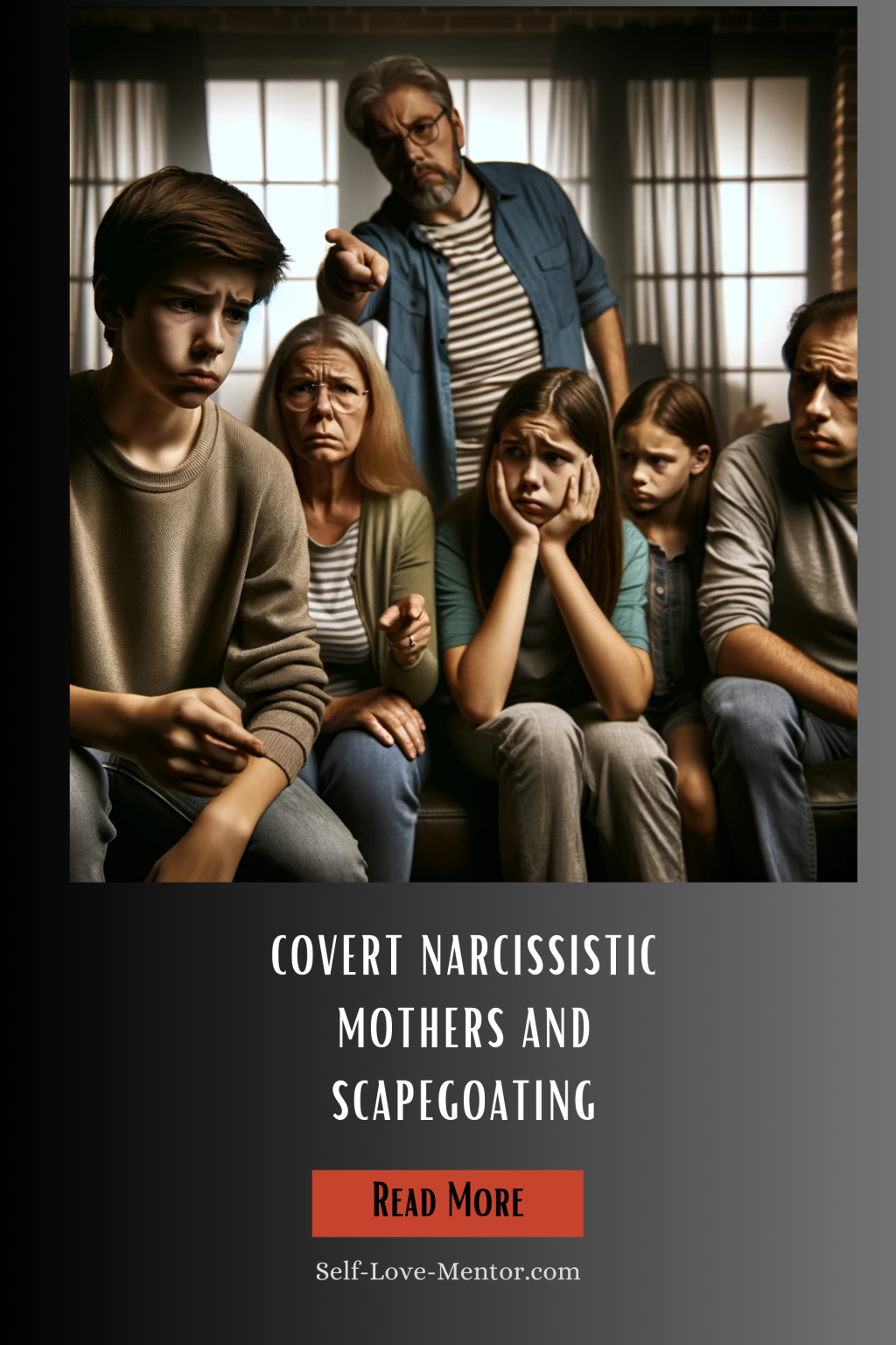 Covert Narcissistic Mothers and Scapegoating